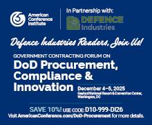 ACI's Government Contracting Forum on DOD Procurement, Compliance & Innovation 2025