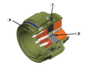 CF38999 Multi-Channel Fiber Optic Connector