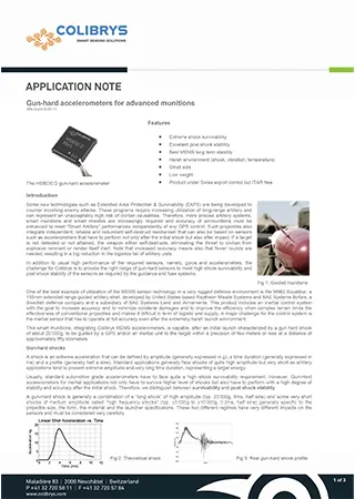 Gun-hard accelerometers for advanced munitions