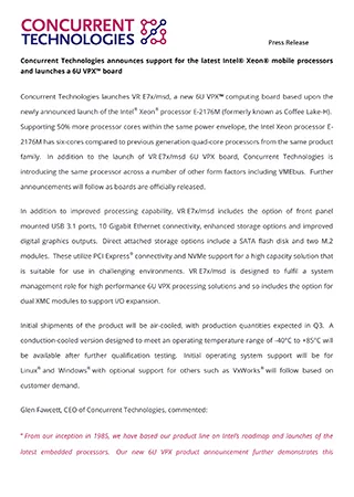 latest Intel Xeon mobile processors