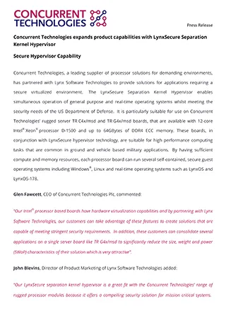 Secure Hypervisor Capability