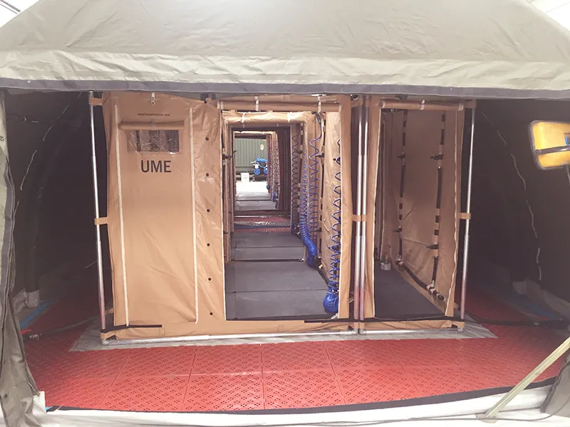 Decontamination Tent EDEM Personnel