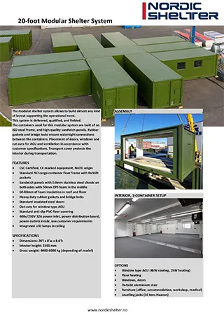 2022-20foot-Modular Shelter