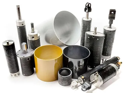 COMPOSITE PNEUMATIC AND HYDRAULIC CYLINDERS
