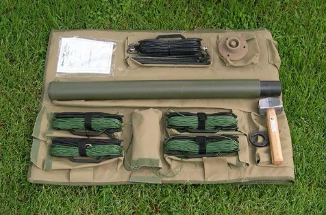 TAC-HF Man-portable Mast and HF Wideband Antenna kit