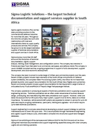 Sigma Logistic Solutions 