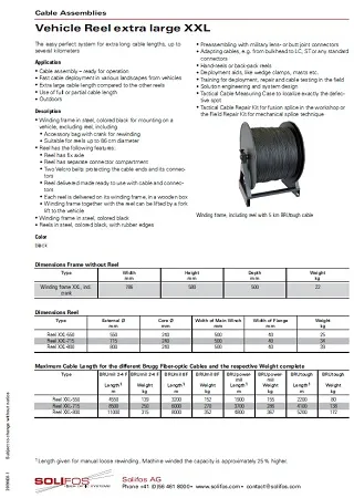 Vehicle Reel extra large XXL