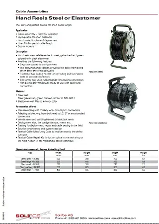 Hand Reels Steel