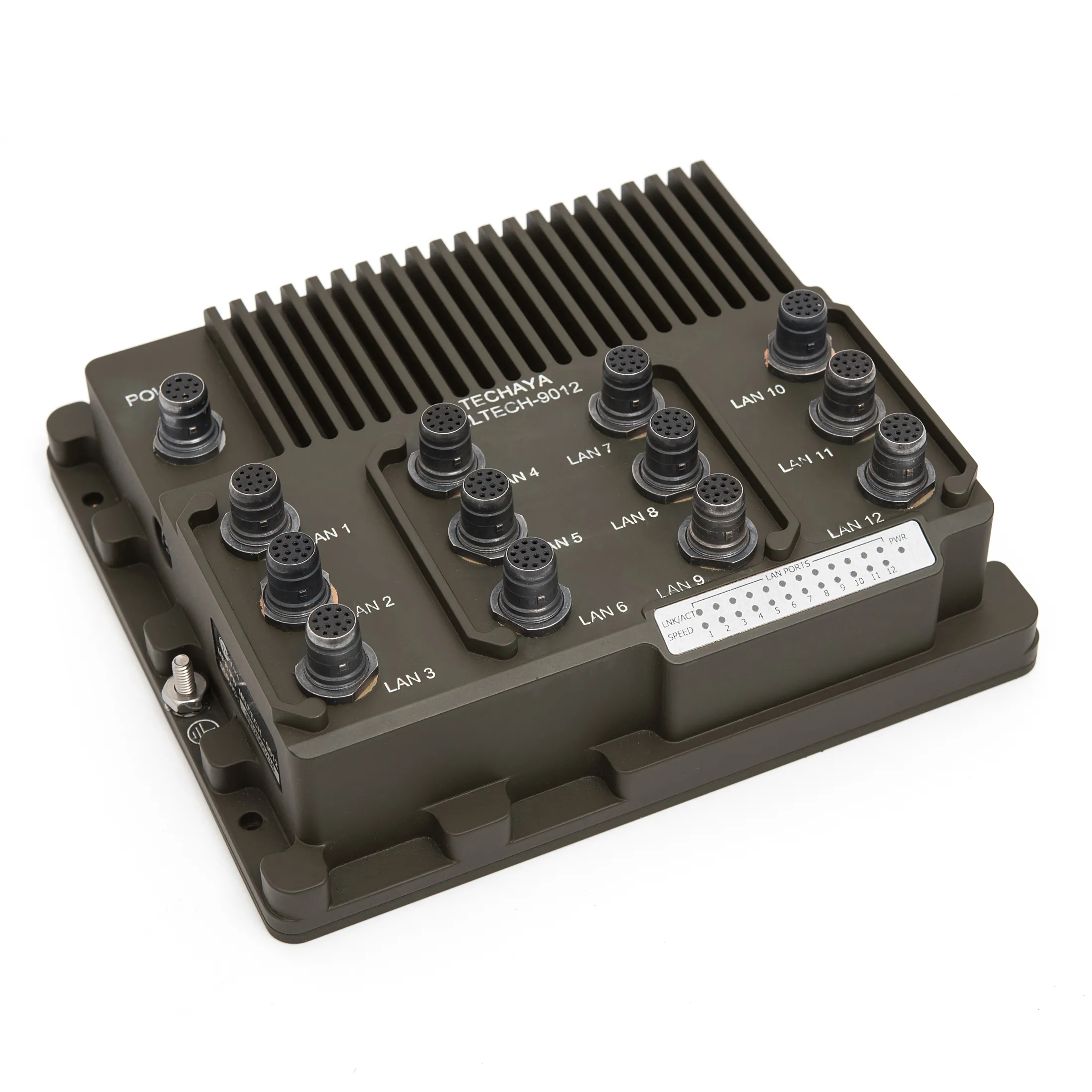 Compact Portable Layer 3 Military Managed Gigabit Ethernet Switch and Router