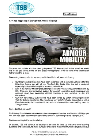 A lot has happened in the world of Armour Mobility