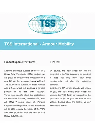 TSS International - Armour Mobility