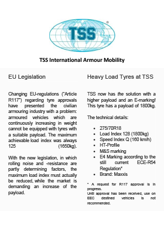 TSS International Armour Mobility